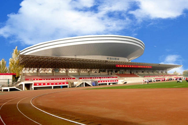 邳州体育场看台网架工程