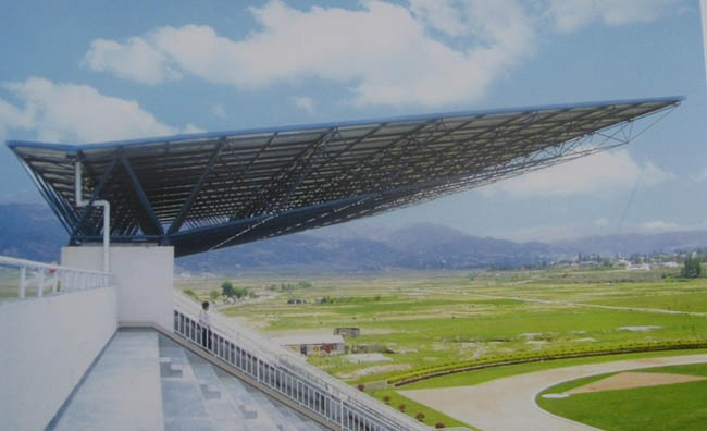 邳州体育场看台网架工程